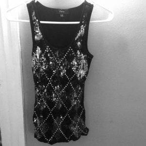 Express sparkly tank